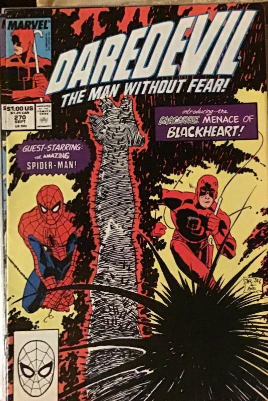 DAREDEVIL MARVEL #267-272 VF NM SATISFACTION GUARANTEED 