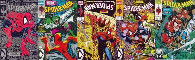 SPIDERMAN (1990) 1S,2-5 Torment  Todd McFarlane