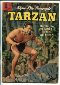 TARZAN #105-1958-DELL-GORDON SCOTT COVER- BURROUGHS- MARSH- MANNING-vg