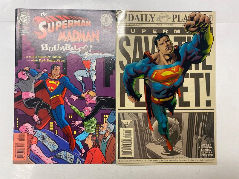 5 DC comic books Superman Madman #3 Save Planet #1 Toyman #1 Dooms #1 2 36 KM16