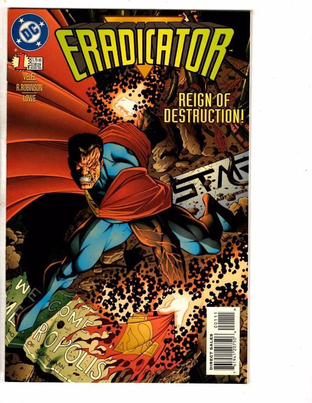 5 DC Comics Superman Animals Eradicator Direct Currents Armageddon Steel 1 J220 