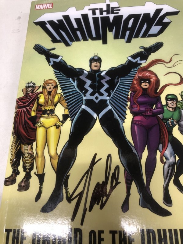 The Inhumans (2015) TPB • Signed By Stan Lee • Certification Of Authenticity