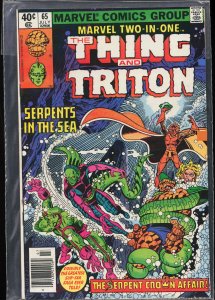 Marvel Two-in-One #65 (1980) Triton [Key Issue]