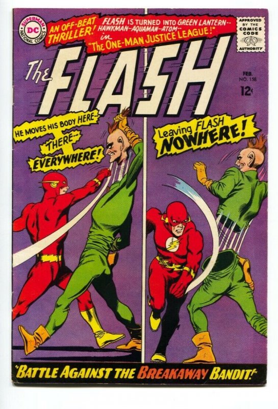 FLASH #158 Silver-Age comic book DC 1966 FN