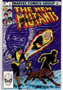 NEW MUTANTS #1NM SIGNED CHRIS CLAREMONT WITH (COA) $60.00 #23 OF 25