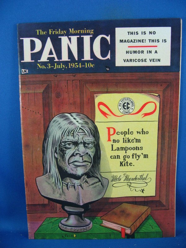 PANIC 3  VF+ WOOD DAVIS MAD MAGAZINE SISTER EC 1954