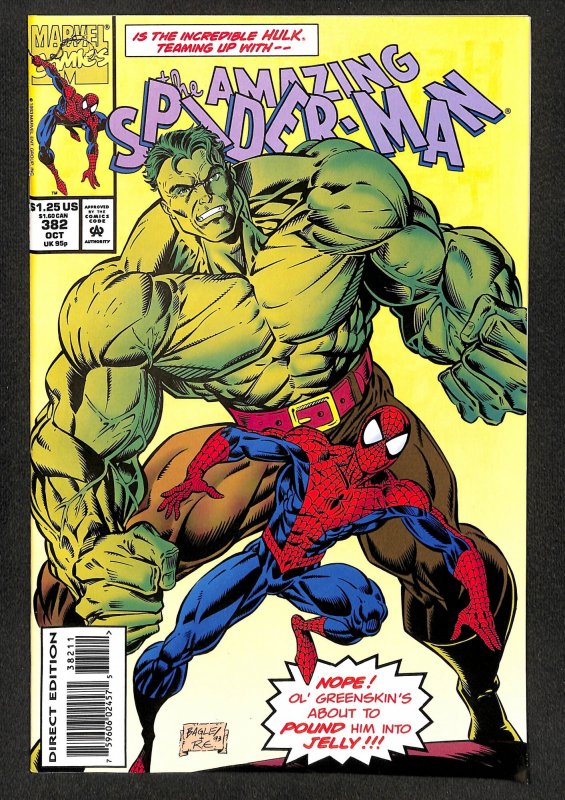 Amazing Spider-Man #382 Incredible Hulk!