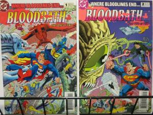 BLOODBATH (1993) 1-2 BLOODLINES SEQUEL GIANT BOOKENDS