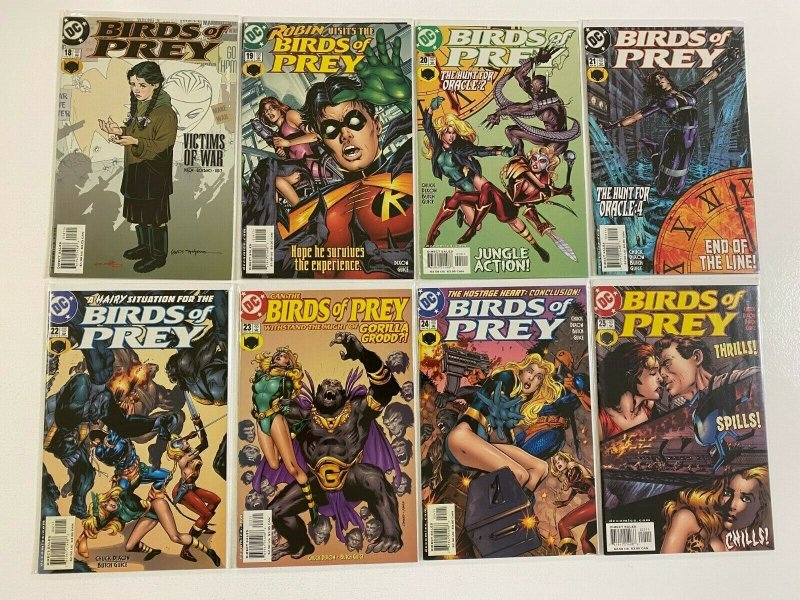 Birds of Prey lot 48 from #1-49 missing #8 avg 8.0 VF #1 is 4.0 VG (1999-2003)