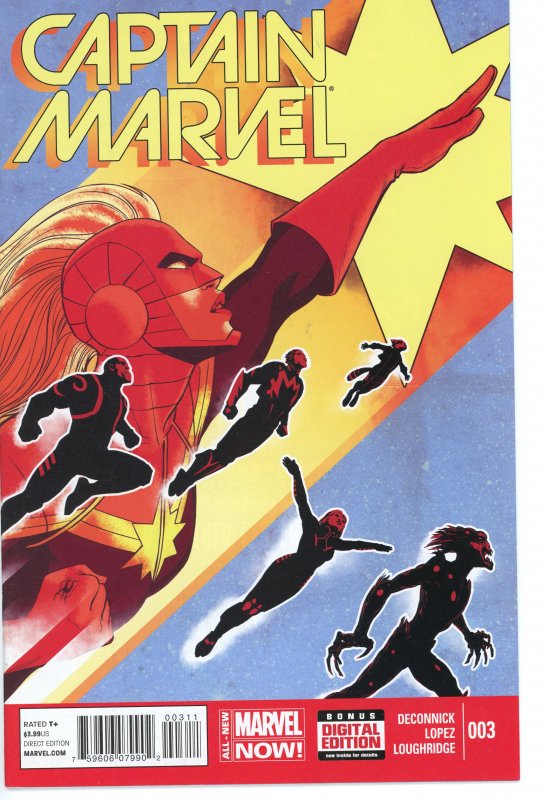 Captain Marvel 3  (2014 series)  9.0 (our highest grade)