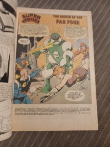 SUPERHEROES #1 JANUARY 1967 DELL 12c COMIC ORIGIN THE FAB 4 SCIENCE TRAPANI ART