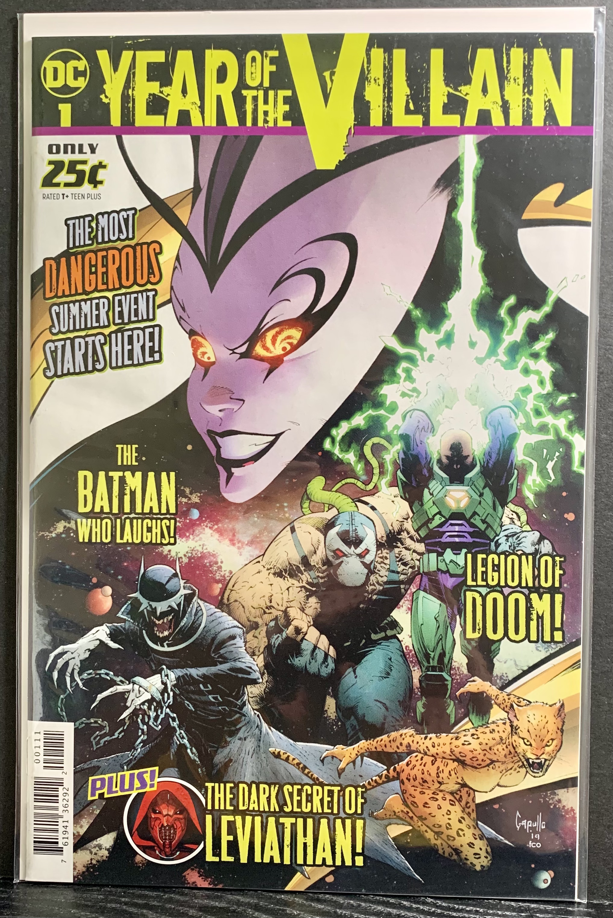 DC Comics Year of the Villain #1 Batman Who Laughs, Legion of Doom,  Leviathan