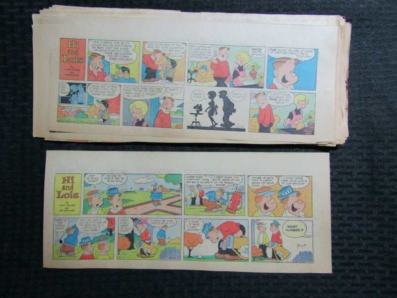 1966 Hi And Lois Browne And Walker 15x6 Newspaper Comic Strip Lot G Of 12 Vgvg Comic Books 4390