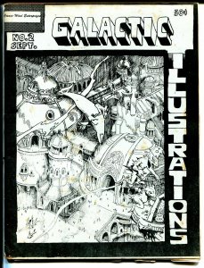 Galactic Illustrations #2 1968-Cosmic Wind-Keith Tucker-500 copy print run-VG 