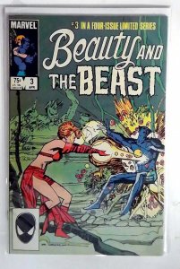 Beauty and the Beast #3 (1985) Marvel Dazzler 1st Print Comic Book