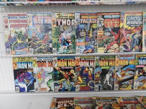 Lot of 51 Low Grade Comics W/ Iron Man, Hulk, Fantastic Four, +More! see desc