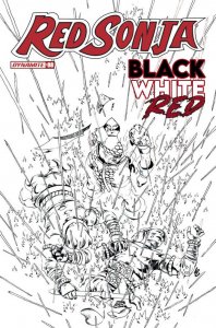 Red Sonja Black White Red #8 Cover F 15 Copy Variant Edition Lau Black & White