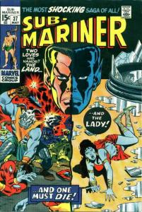 Sub-Mariner, The (Vol. 2) #37 FN; Marvel | save on shipping - details inside