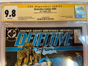 Detective Comics (1988) # 585 (CGC 9.8 WP)  Signed Sketch (Ratcatcher) Bingham