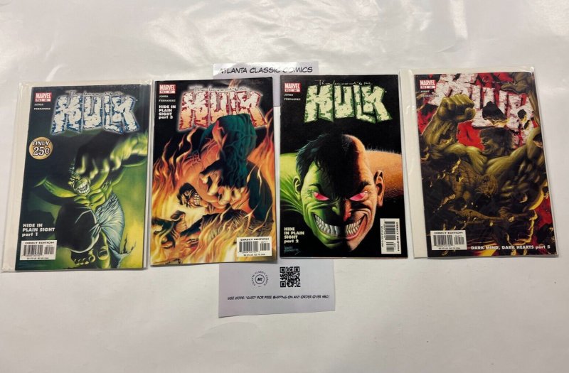 4 Incredible Hulk Marvel Comics Books #54 55 56 57 Jones 28 JW6