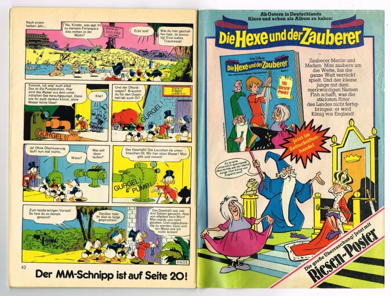 Micky Maus #17 GERMAN Comic 1979 EHAPA