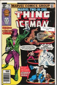Marvel Two-in-One #76 (1981) Iceman