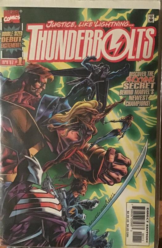 THUNDERBOLTS 1997 (MARVEL) #1,4,8,9,12,16,17,19 NM CONDITION 8 BOOK LOT 