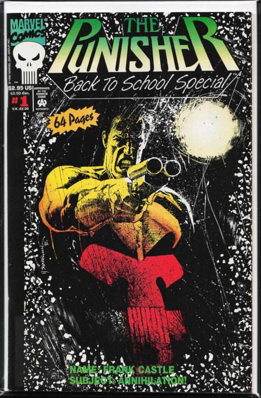 The Punisher: Back to School Special #1 (1992) Punisher