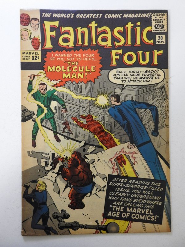 Fantastic Four #20 FN- Condition! 1/4 in spine split