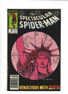 Spectacular Spider-man #140 VG+ 4.5 Newsstand Marvel Comics Tombstone,Punisher