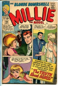 Millie The Model #130 1965-Marvel-Truth About Agnes-fashion-paper dolls-VG