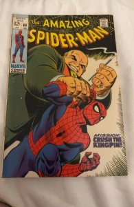 The Amazing Spider-Man #69 (1969)crush the kingpin