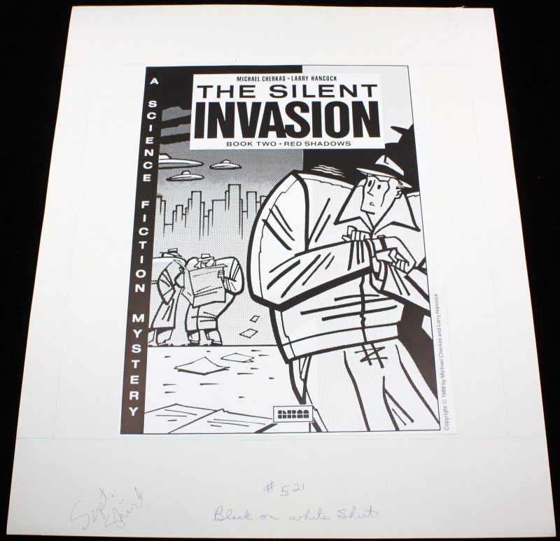 The Silent Invasion Vintage T-Shirt Design Production STAT - 1988