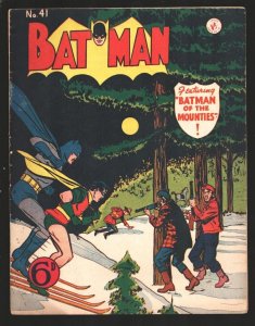 Batman #41 1950's-Atlas-Published in England-B&W interior-Contains Batman of...