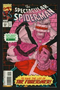 The Spectacular Spider-Man #210 (1994) Marvel  ~ Featuring The Foreigner