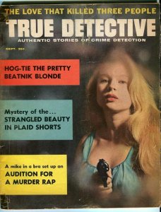 TRUE DETECTIVE-SEPT/1963-BEATNIK BLONDE-STRANGLED BEAUTY-TORTURE ON PONY FARM G