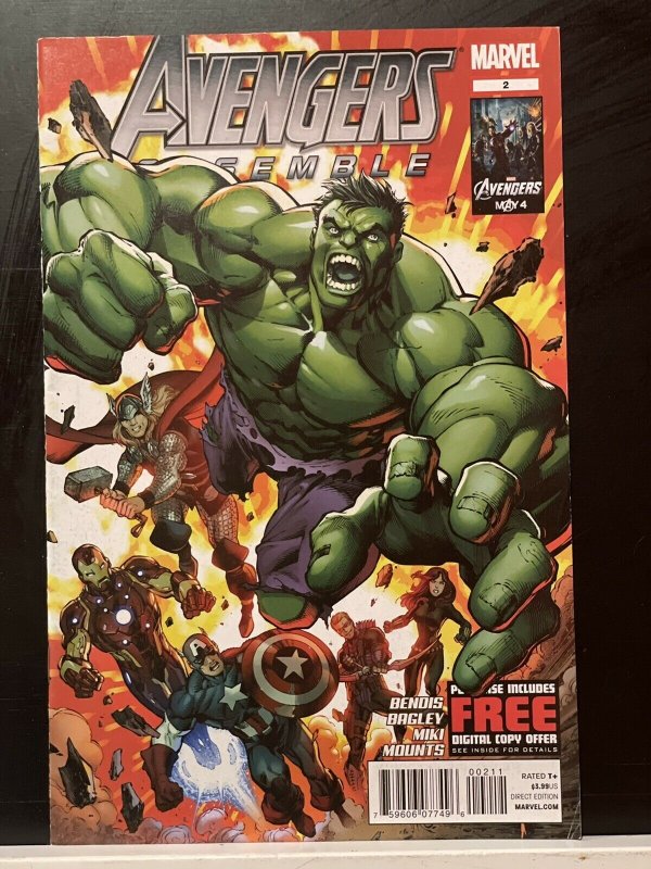 Avengers Assemble #2 (2012 Marvel) Hulk