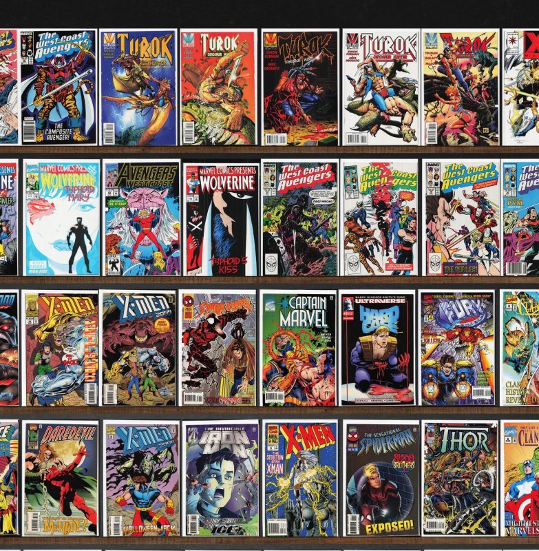 Huge Lot 150+ Comics with Avengers West Coast, West Coast Avengers & More!