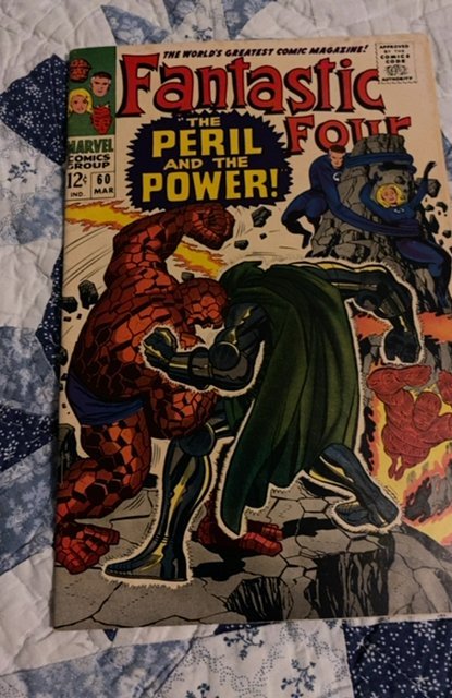 Fantastic Four #60 (1967)vs  Dr Doom a see description