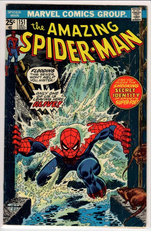 The Amazing Spider-Man #151 (1975) 7.0 FN/VF