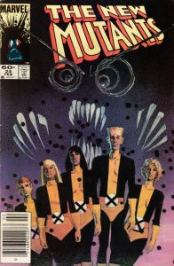 New Mutants, The #24 (Newsstand) FN ; Marvel | Claremont Sienkiewicz