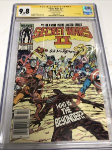 Secret Wars II #1 (CGC SS 9.8) Signed By Al Milgrom!! Canadian Price Variant!