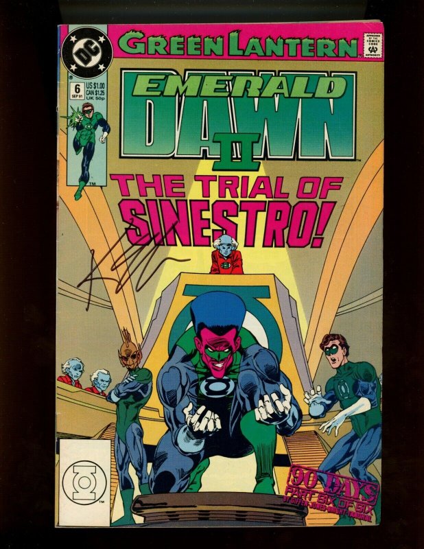 (1991) Green Lantern: Emerald Dawn II #6 - SIGNED BY KEITH GIFFEN! (7.0)