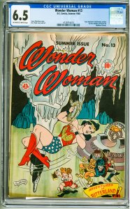 Wonder Woman #13 (1945) CGC 6.5! OWW Pages!