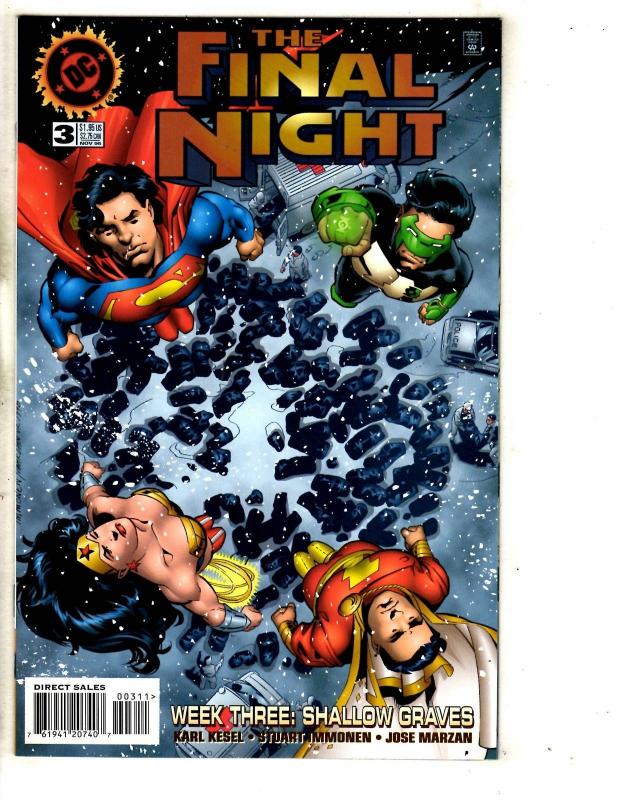 8 DC Comics Final Night 3 2 1 Thunder 1 Demon 23 Sandman KO 1 Gods 1 Lobo 1 RJ10