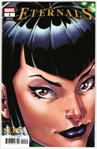 Eternals #1 Nauck Headshot Variant (Marvel, 2021) NM