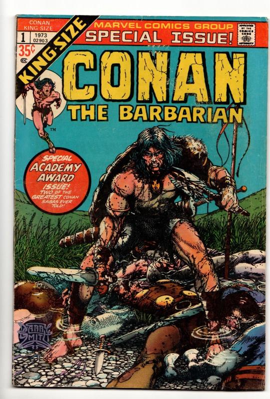 Conan the Barbarian King-Size #1 (Marvel, 1973) FN-