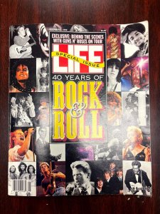 Life Special Issue 40 Years Of Rock & Roll Magazine December 1 1992 JH6