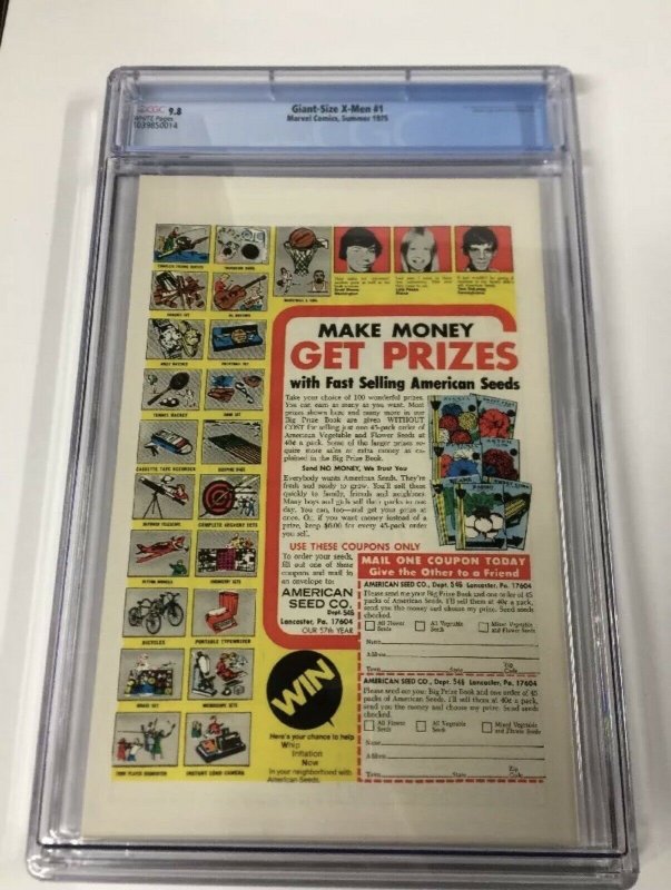 Incredible Hulk 181 + Giant-size X-men 1 Cgc 9.8 WP Perfect Centering Gems