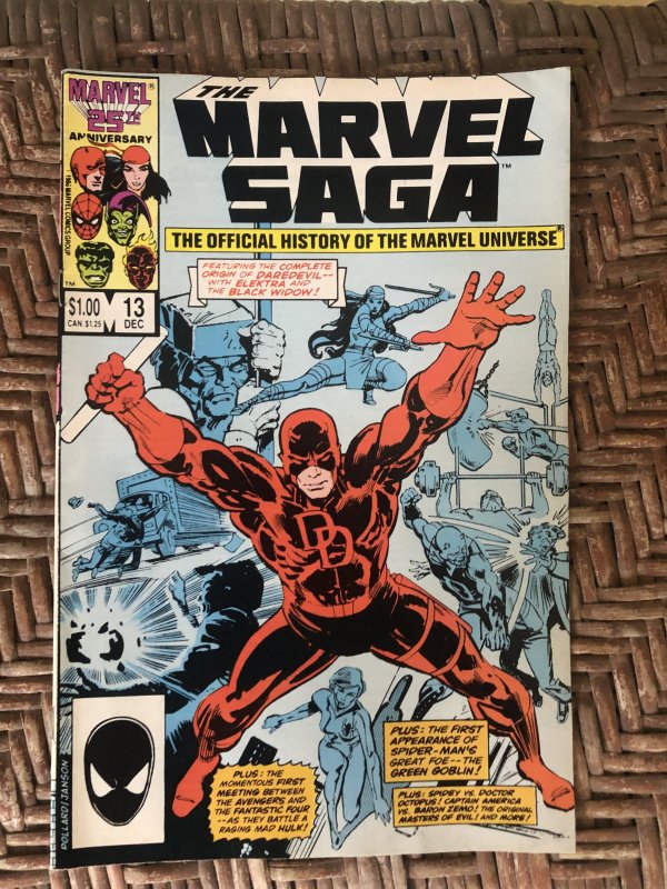 The Marvel Saga The Official History of the Marvel Universe #13 (1986)